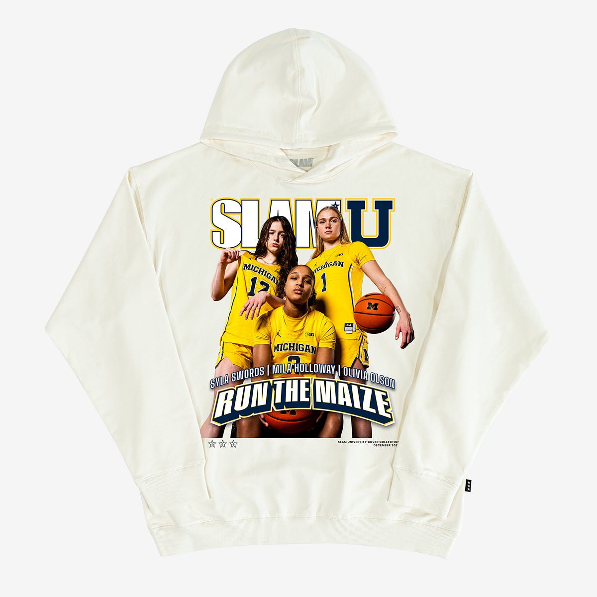 SLAM Cover Hoodie - Michigan WBB (SLAMU 16) - SLAM Goods