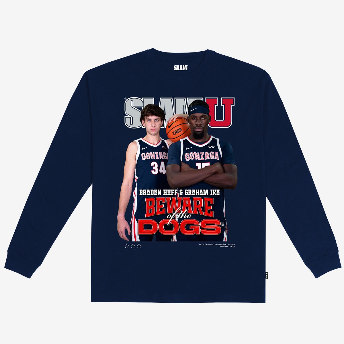 SLAM Cover L/S Tee - Braden Huff + Graham Ike (SLAMU 22) - SLAM Goods