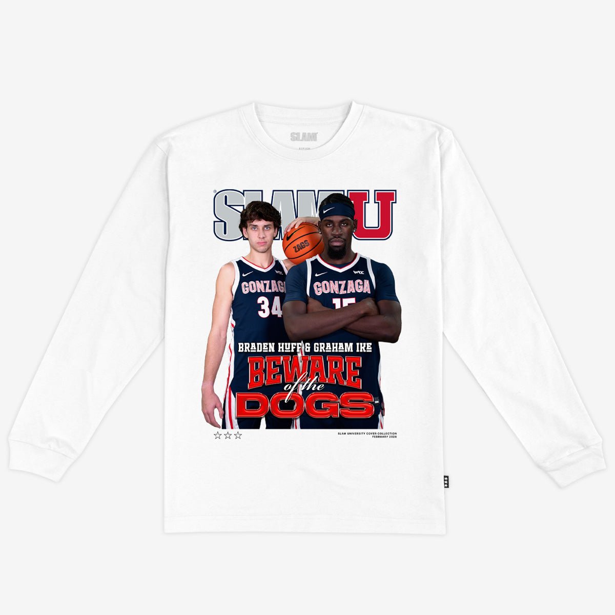SLAM Cover L/S Tee - Braden Huff + Graham Ike (SLAMU 22) - SLAM Goods