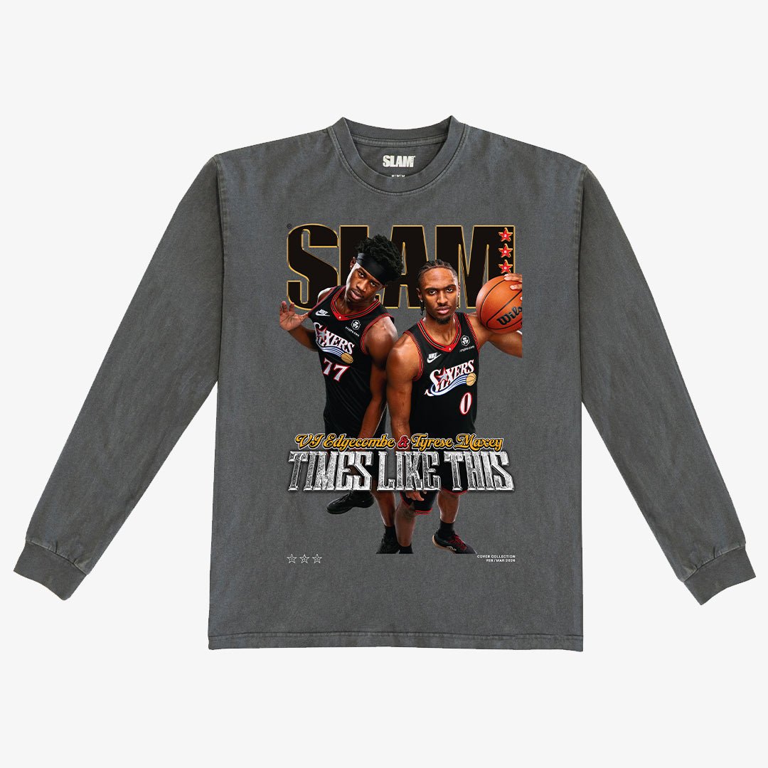 SLAM Cover L/S Tee - Tyrese Maxey + VJ Edgecombe (SLAM 260) - SLAM Goods
