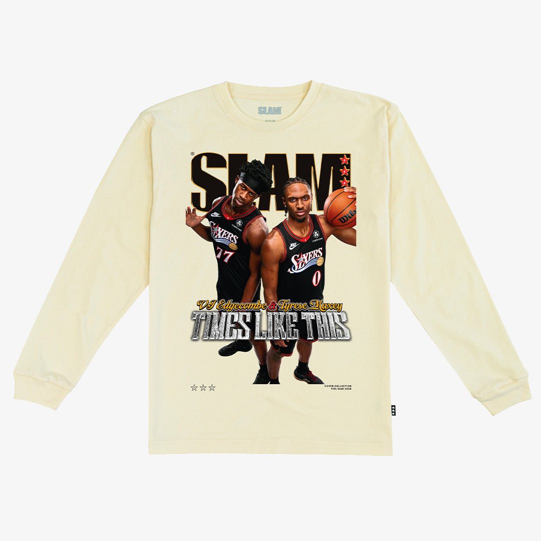 SLAM Cover L/S Tee - Tyrese Maxey + VJ Edgecombe (SLAM 260) - SLAM Goods