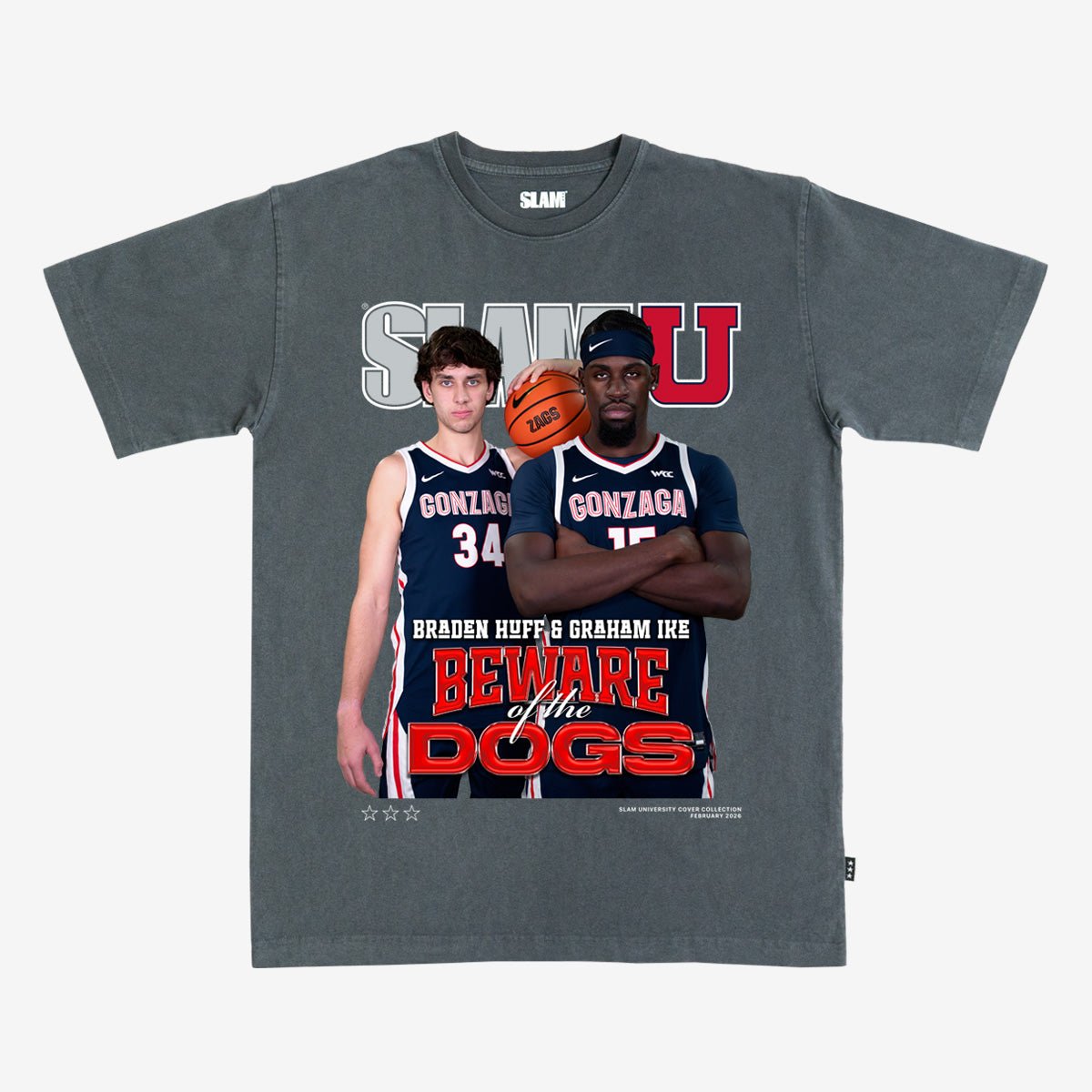 SLAM Cover Tee - Braden Huff + Graham Ike (SLAMU 22) - SLAM Goods