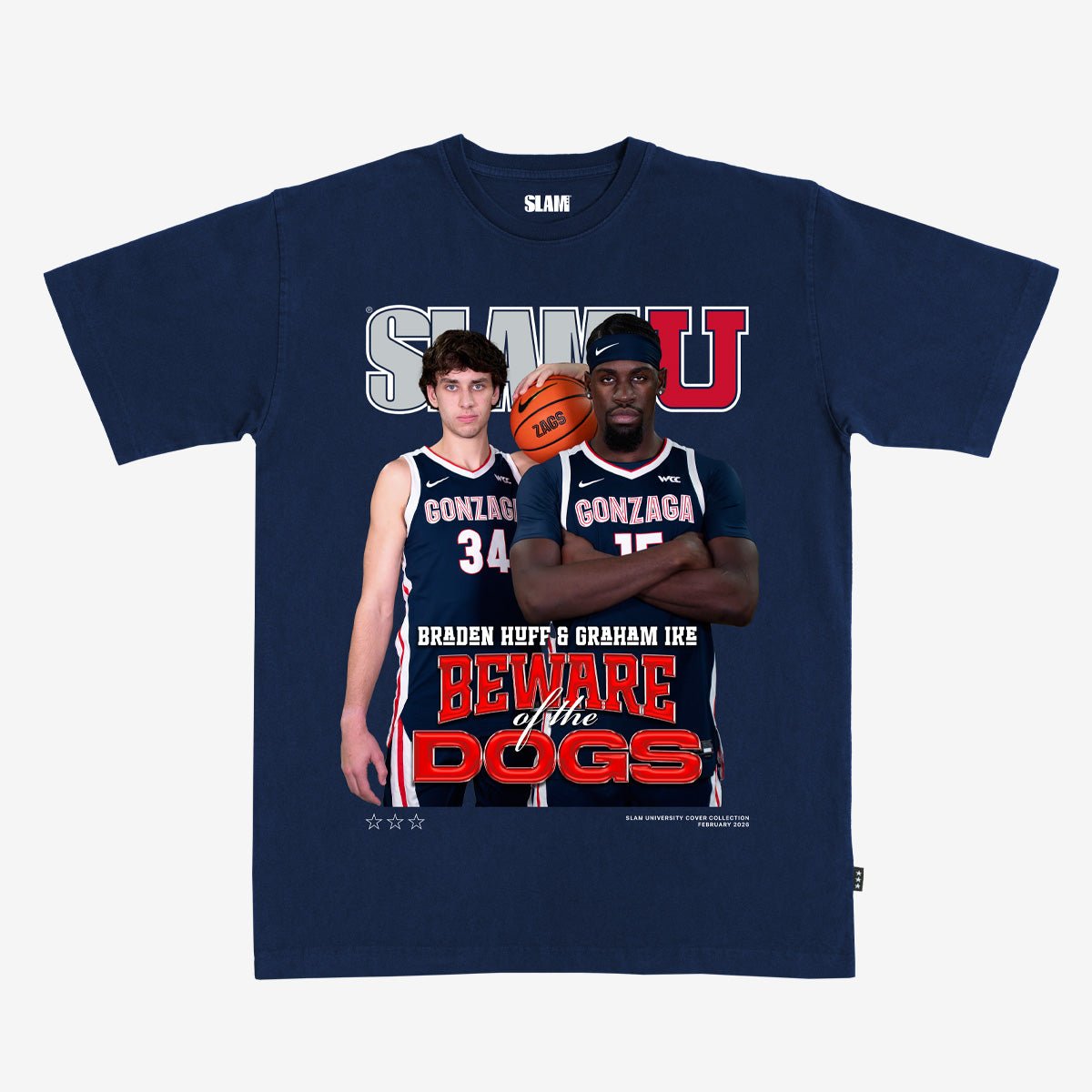 SLAM Cover Tee - Braden Huff + Graham Ike (SLAMU 22) - SLAM Goods