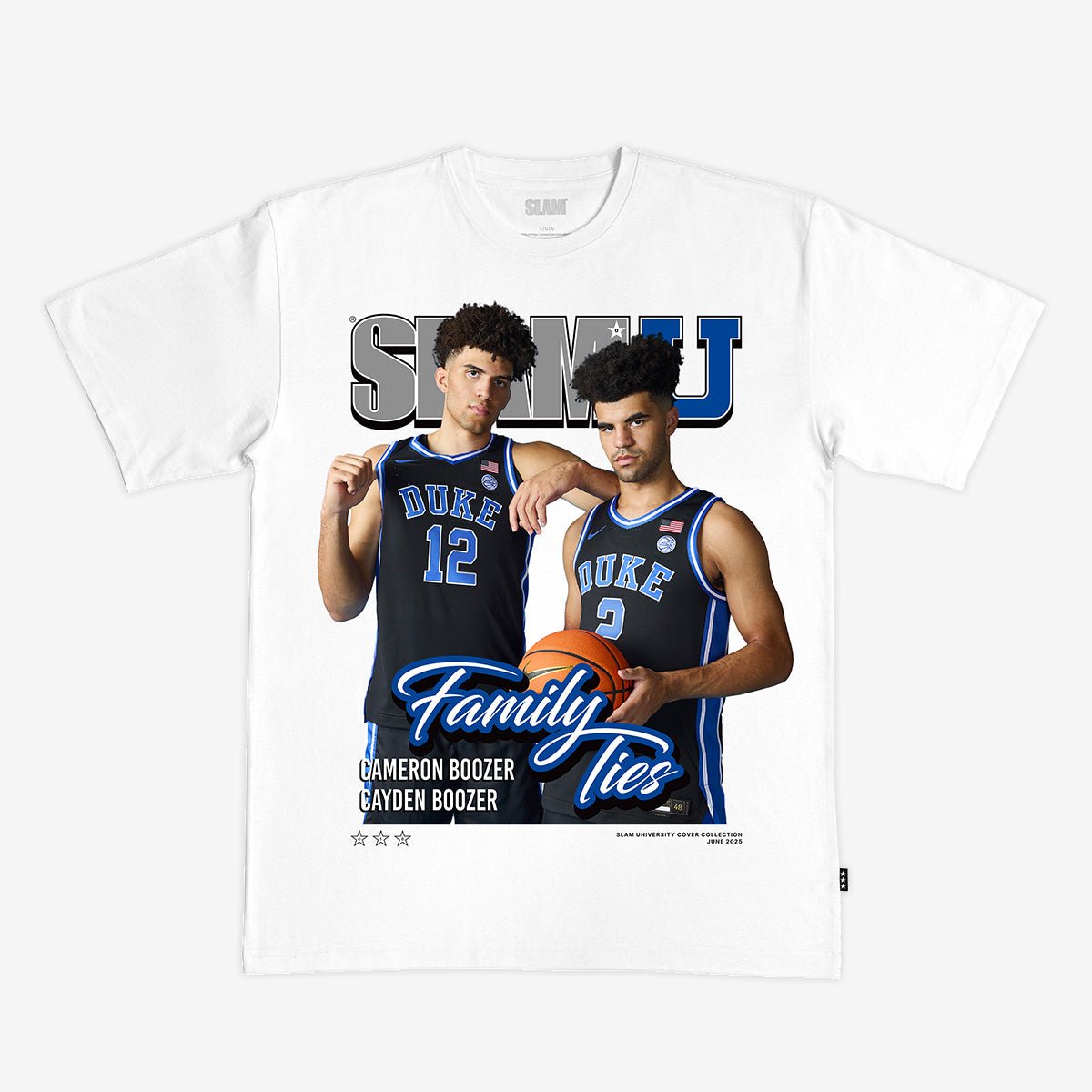 SLAM Cover Tee - Cameron & Cayden Boozer (SLAMU 10) - SLAM Goods