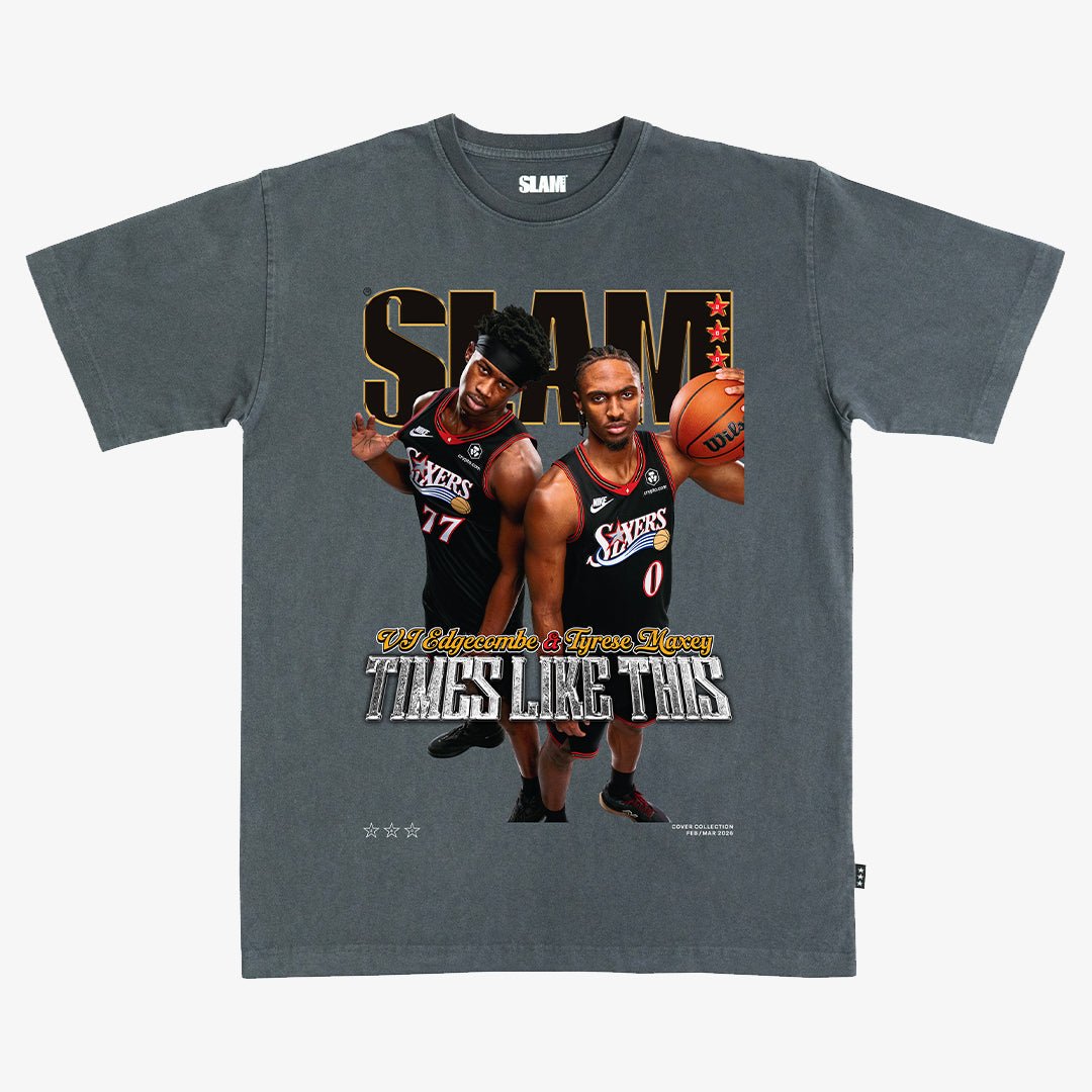 SLAM Cover Tee - Tyrese Maxey + VJ Edgecombe (SLAM 260) - SLAM Goods