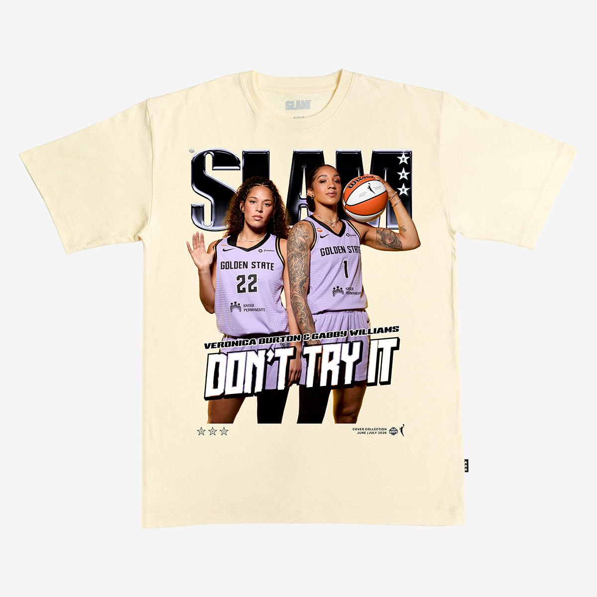 SLAM Cover Tee - Veronica Burton + Gabby Williams (SLAM 262) - SLAM Goods