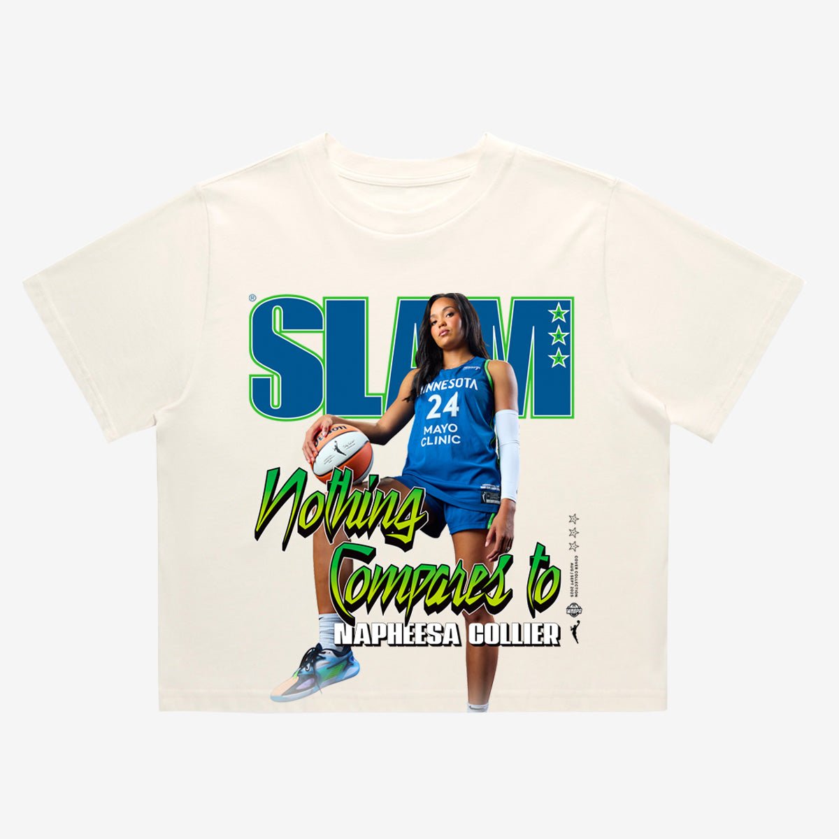 SLAM Cover Women's Crop Tee - Napheesa Collier (SLAM 257) - SLAM Goods