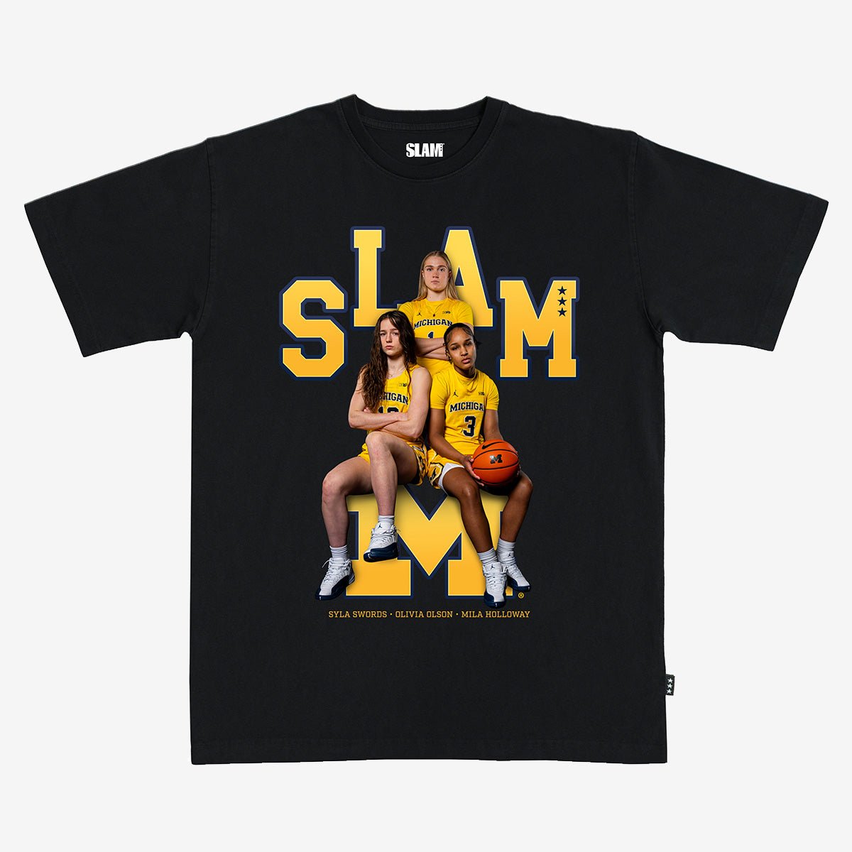 SLAM Michigan WBB Remix Heavy Tee - SLAM Goods