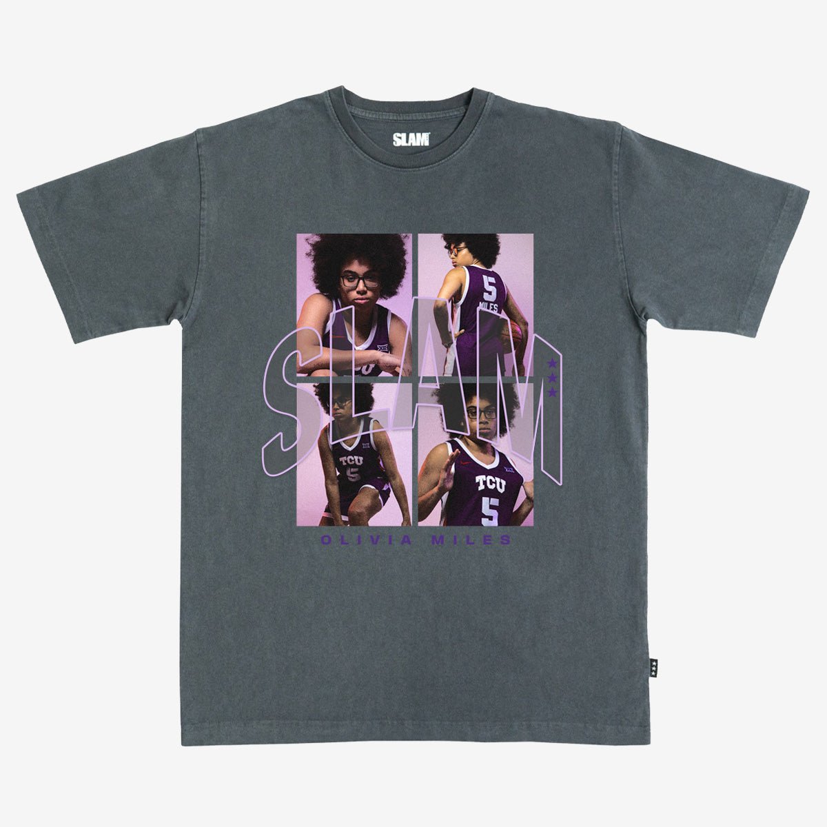 SLAM Olivia Miles Off The Grid Remix Heavy Tee - SLAM Goods