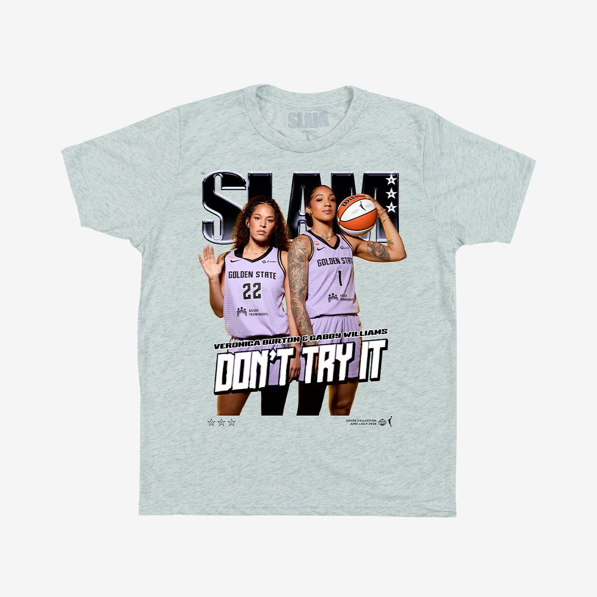 SLAM Youth Cover Tee - Veronica Burton + Gabby Williams (SLAM 262) - SLAM Goods