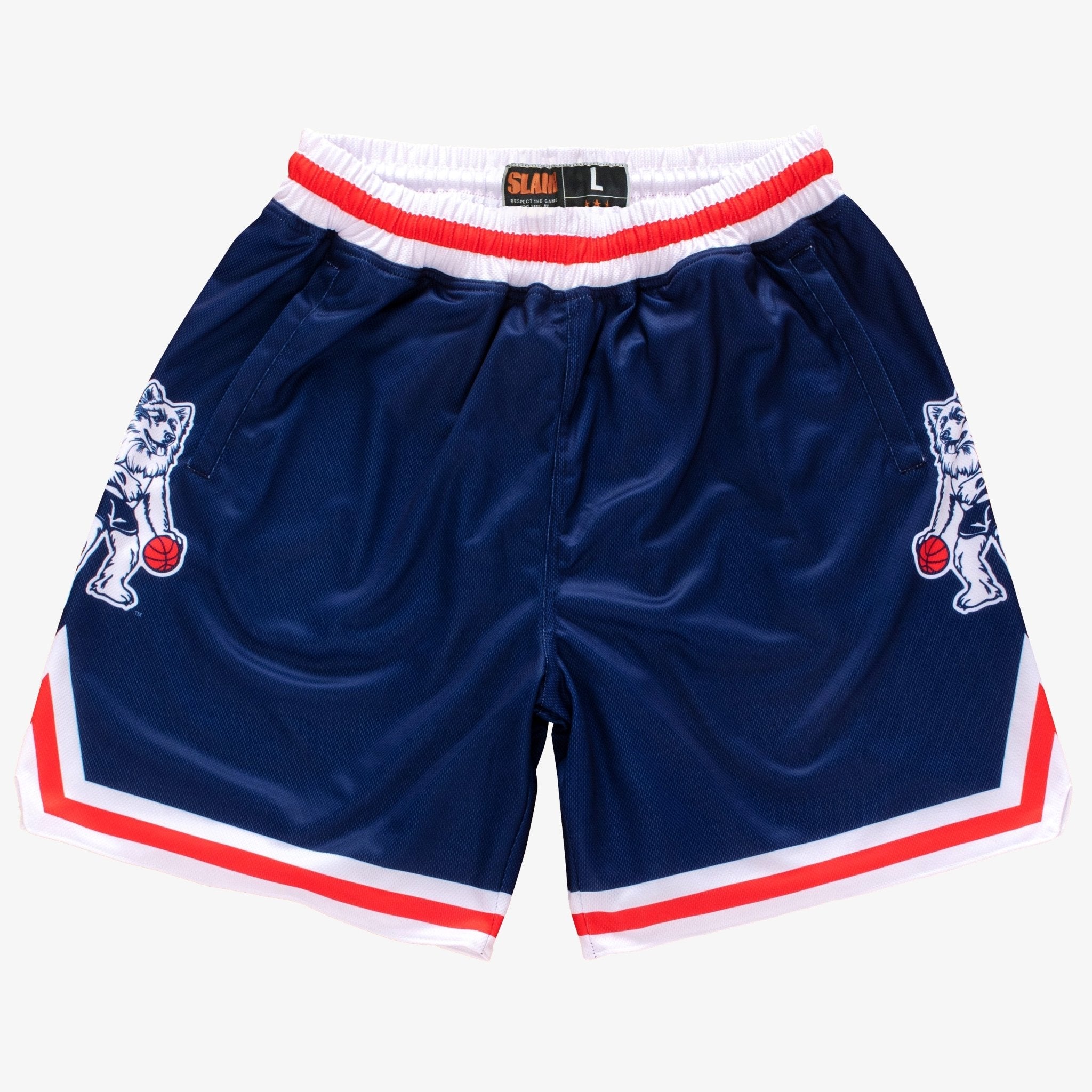 UConn Huskies 1989-1990 Retro Shorts (Away)