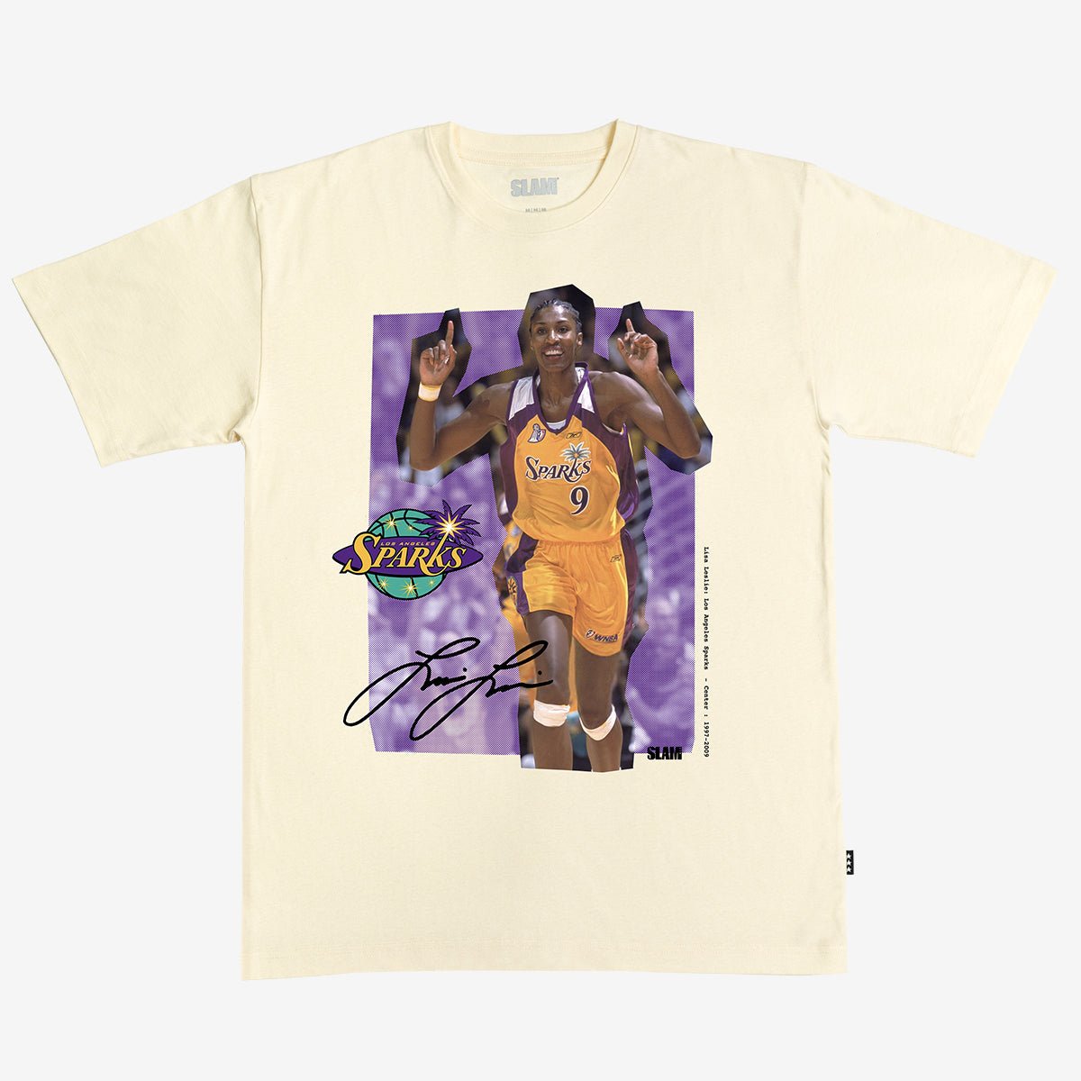 WSLAM Court Origins Heavy Tee - Lisa Leslie (WNBA Legends) - SLAM Goods