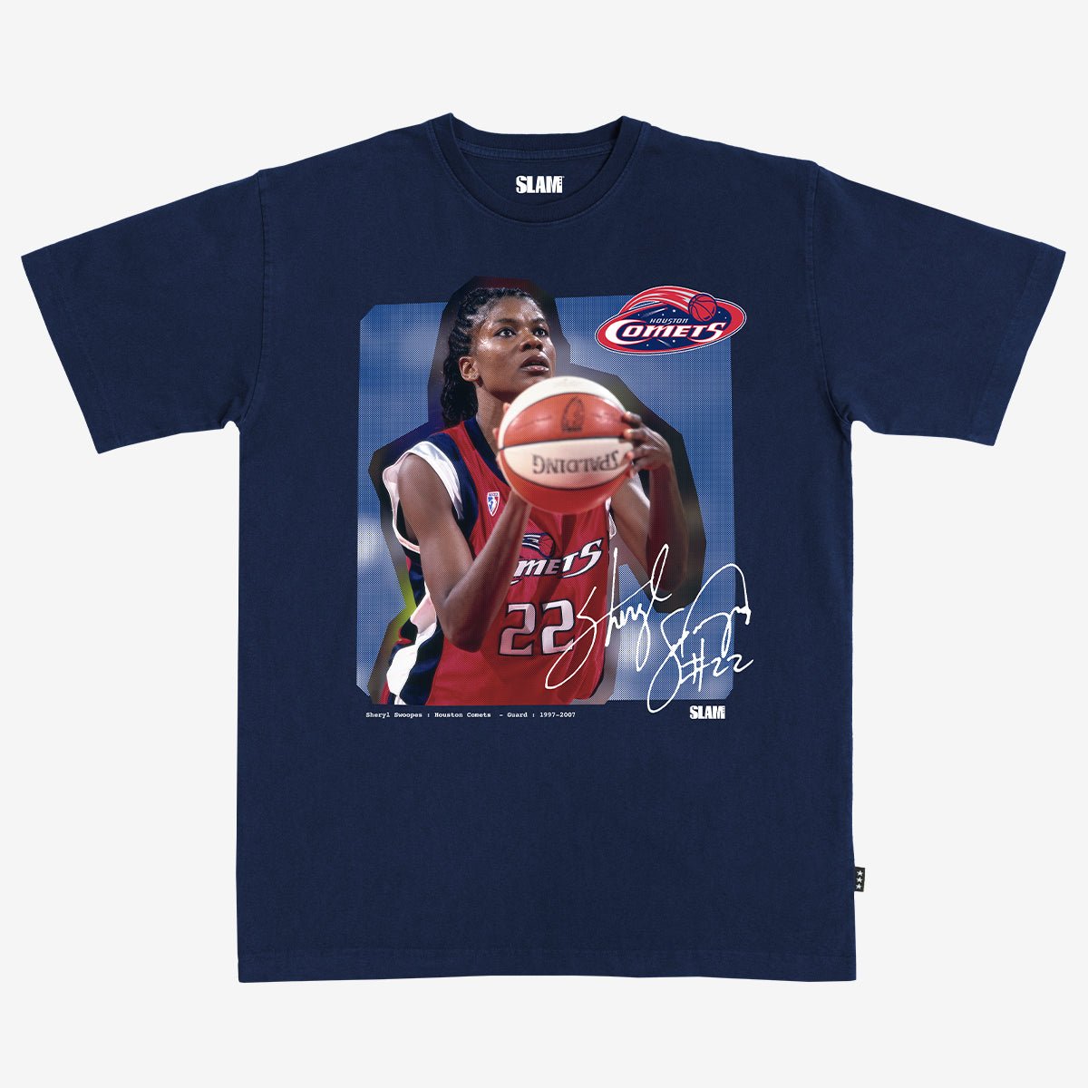 WSLAM Court Origins Heavy Tee - Sheryl Swoopes (WNBA Legends) - SLAM Goods
