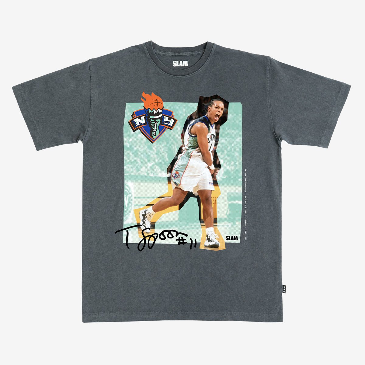 WSLAM Court Origins Heavy Tee - Teresa Weatherspoon (WNBA Legends) - SLAM Goods