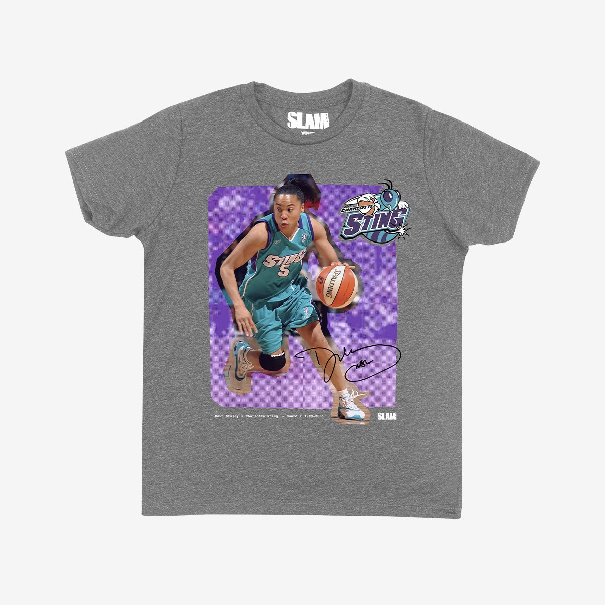 WSLAM Court Origins Youth Tee - Dawn Staley (WNBA Legends) - SLAM Goods