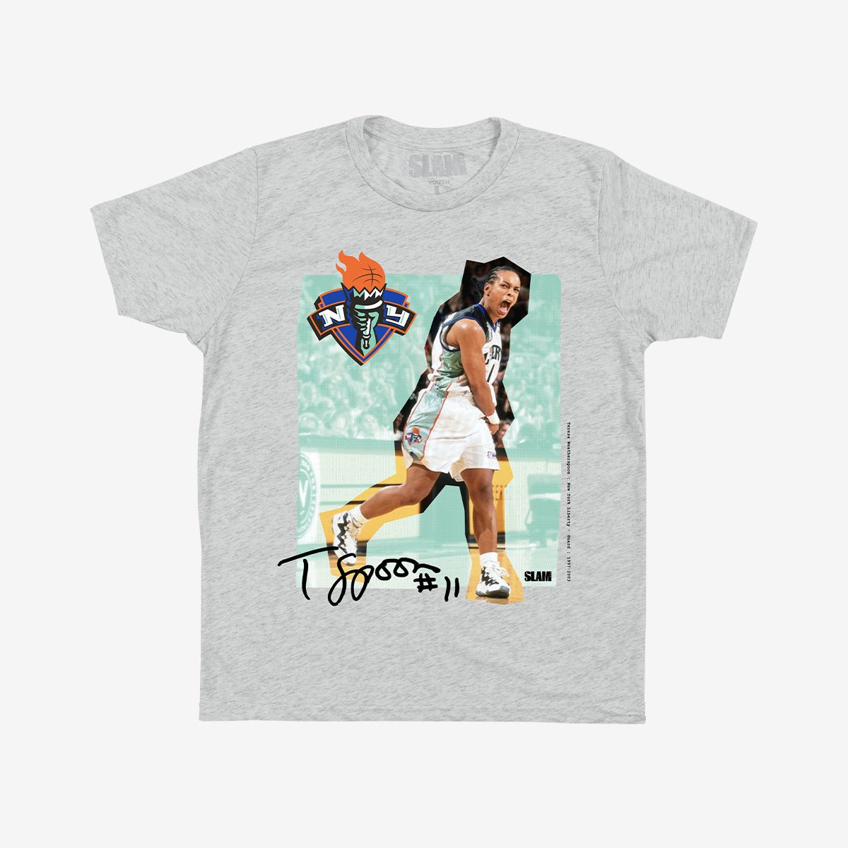 WSLAM Court Origins Youth Tee - Teresa Weatherspoon (WNBA Legends) - SLAM Goods
