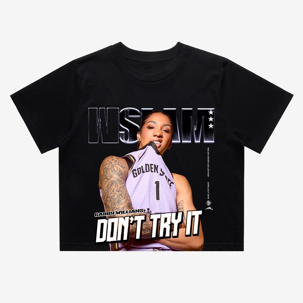 WSLAM Crop Cover Tee - Gabby Williams (SLAM 262) - SLAM Goods