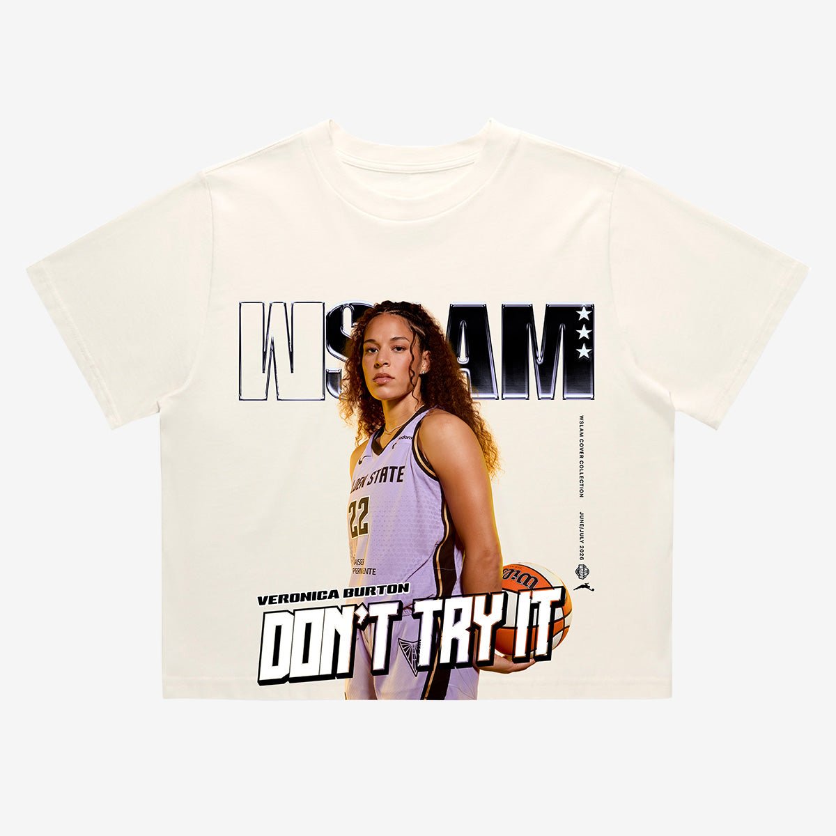 WSLAM Crop Cover Tee - Veronica Burton (SLAM 262) - SLAM Goods