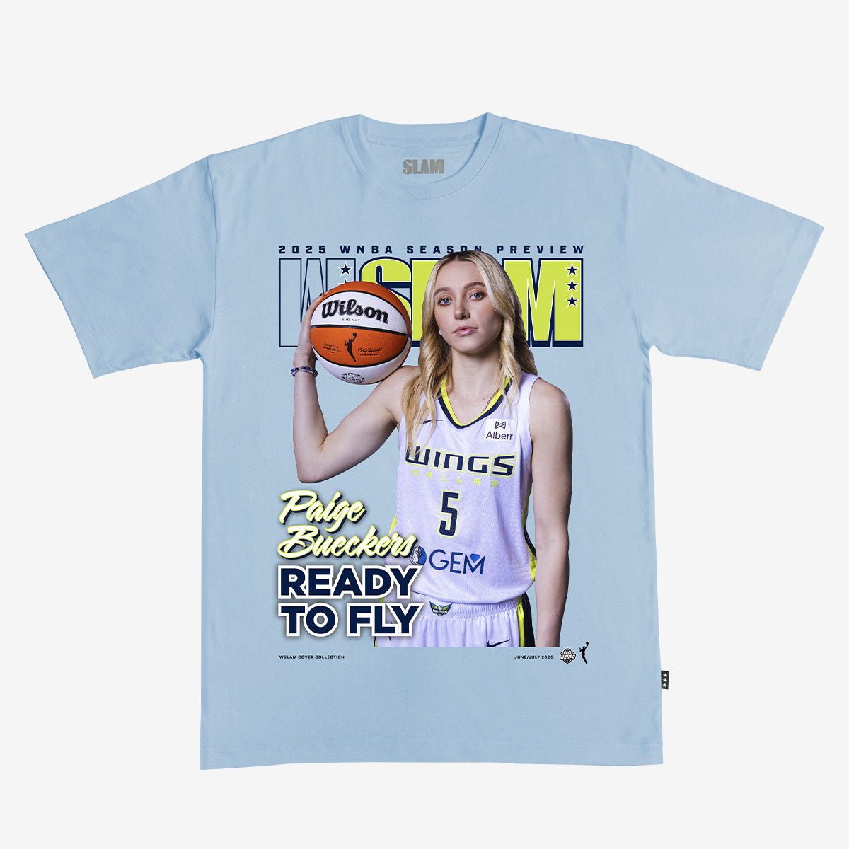 WSLAM Paige Bueckers (SLAM 256) Heavy Tee - SLAM Goods