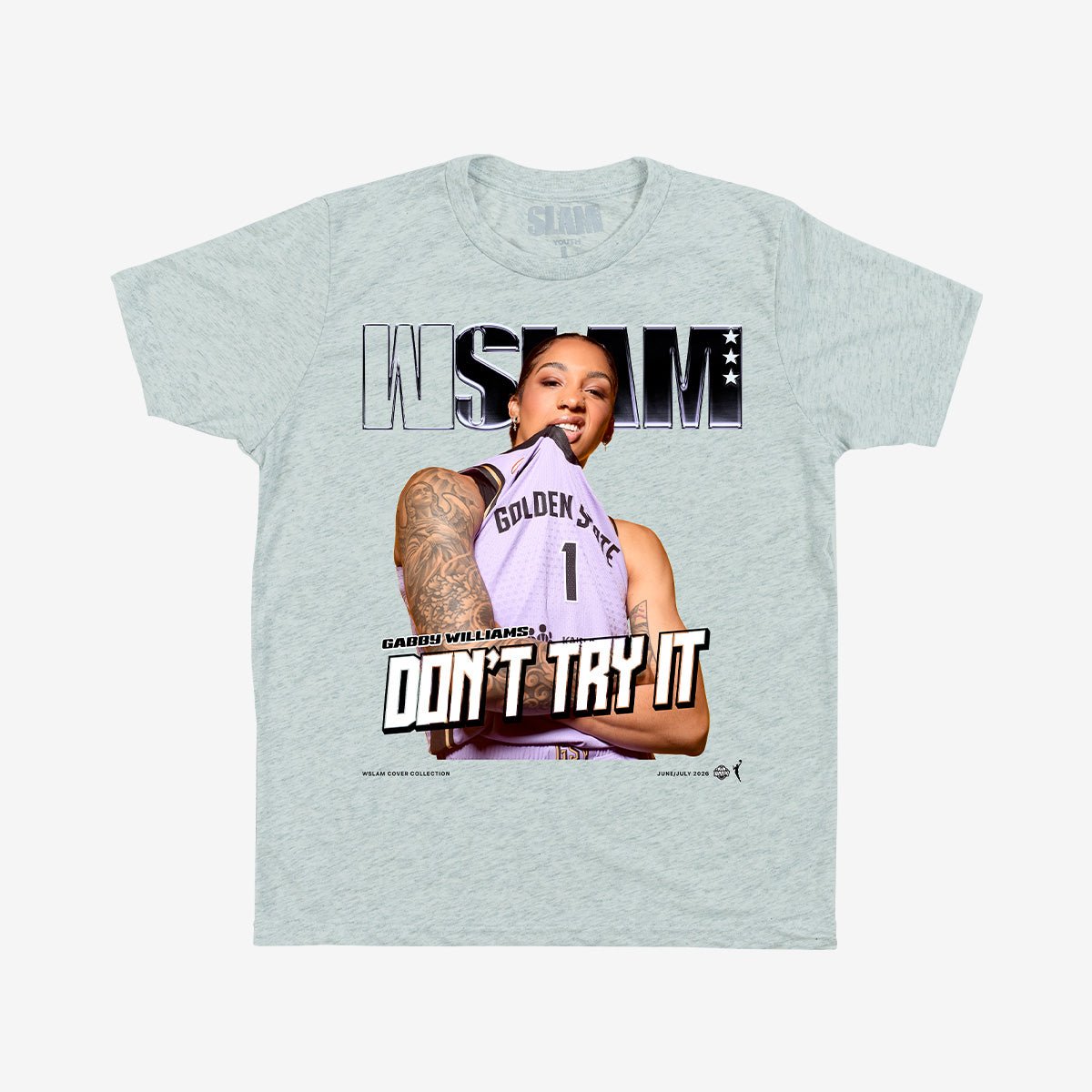 WSLAM Youth Cover Tee - Gabby Williams (SLAM 262) - SLAM Goods